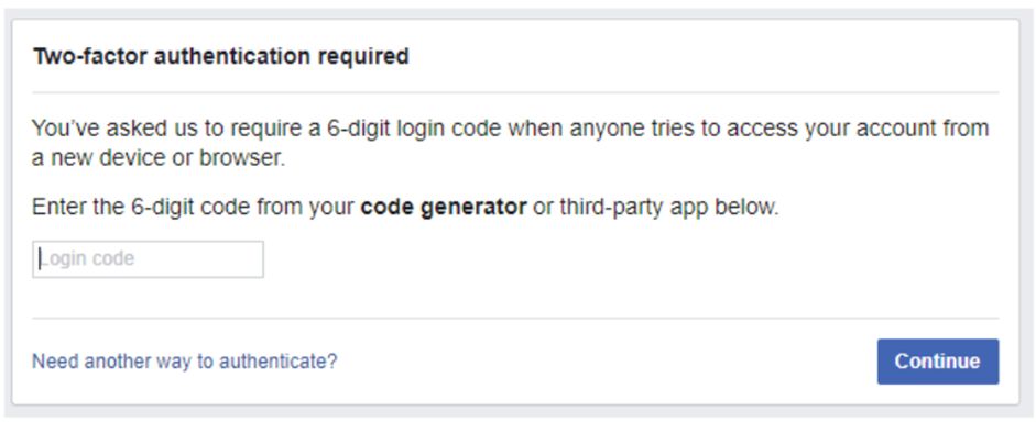 Как повысить безопасность учетки в Facebook