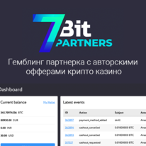 7bitpartners гемблинг партнерка с офферами крипто казино
