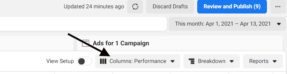 Отчеты Facebook для арбитражника