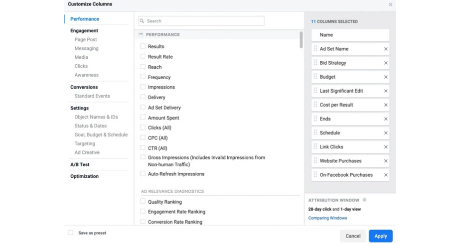 Отчеты Facebook для арбитражника