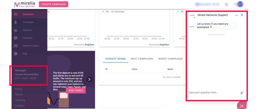 Mirelia Networks: штаб-квартира display дейтинг трафика на англоязычные гео