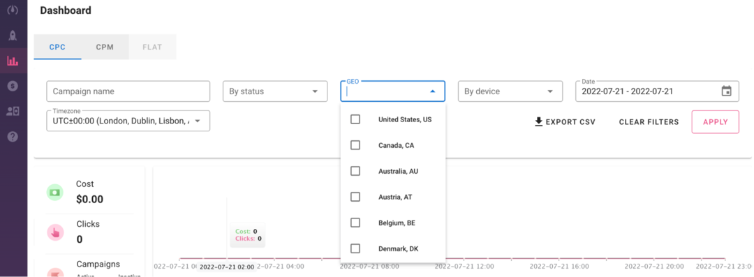 Mirelia Networks: штаб-квартира display дейтинг трафика на англоязычные гео