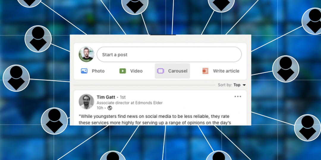 LinkedIn добавляет формат Карусель в публикации