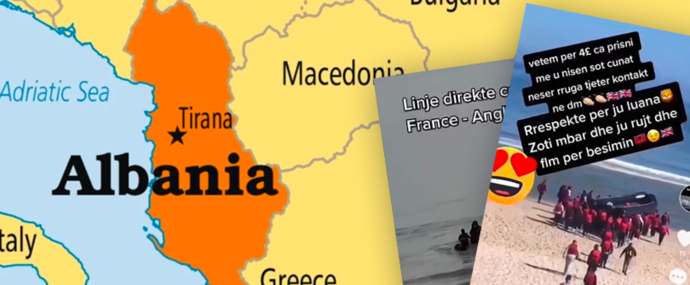 Албанская контрабанда - серьезный конкурент арбитражникам в Тикток