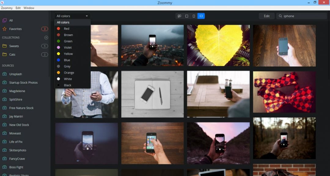 Под прицелом: Zoommy - сервис для поиска бесплатных стоковых изображений