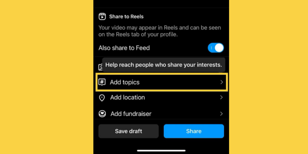 Instagram тестирует новую опцию Добавить темы