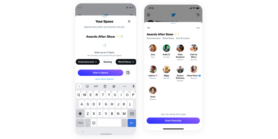 Twitter запускает тест аудиочатов внутри сообществ