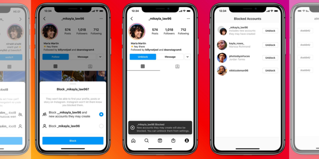 Instagram добавляет новые функции безопасности и улучшенную блокировку