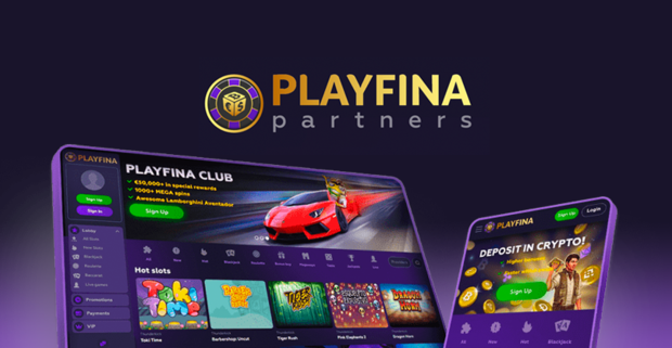 Playfina Partners: дом для вебмастеров с SEO трафиком под гемблинг оффер
