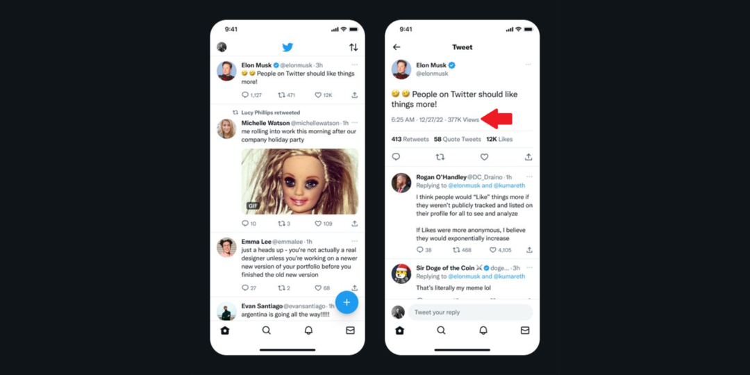 Twitter тестирует обновленный формат отображения просмотров