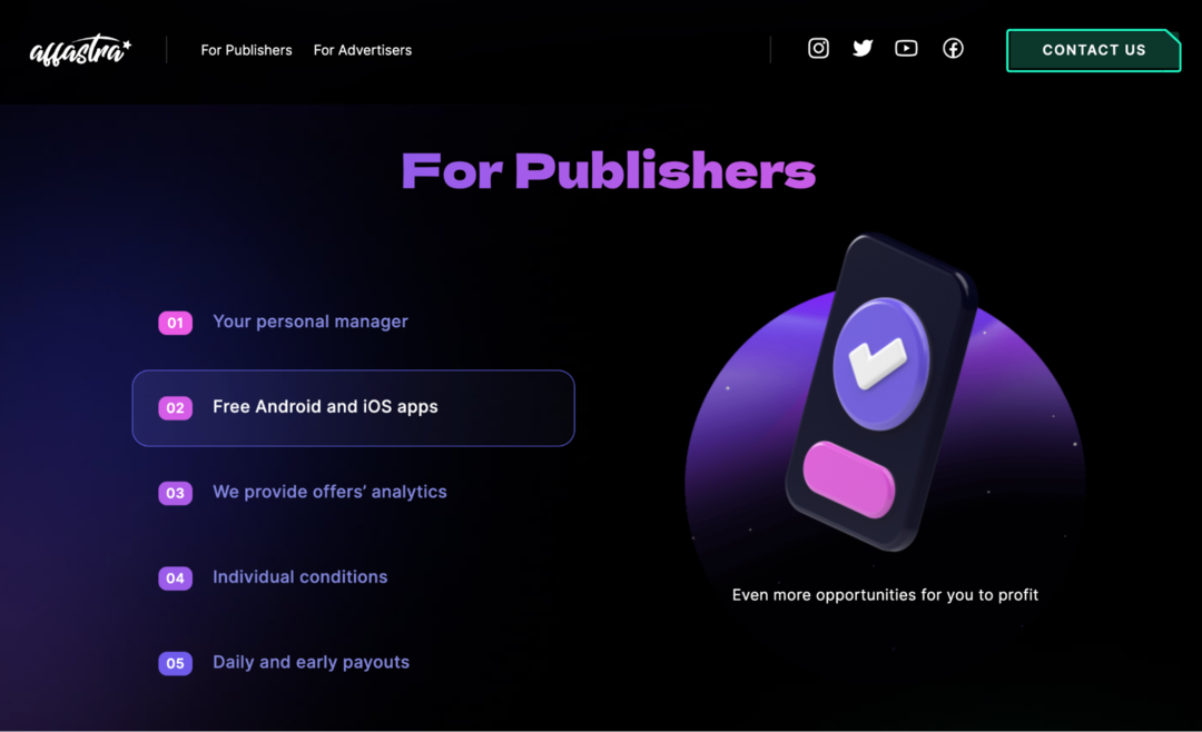 СРА-платформа Affastra: гемблинг и беттинг на любое ГЕО