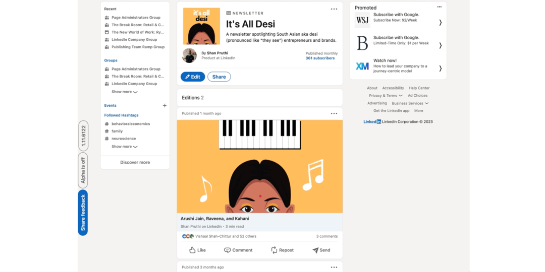 LinkedIn добавляет новые инструменты для детальной информации