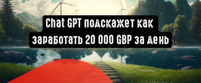 Chat GPT подскажет профитные связки: как заработать 20 000 фунтов за день