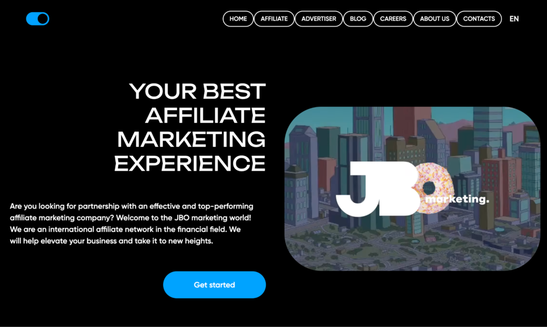 JBO Marketing международная партнерская сеть с CPL и CPA офферами под крипту и финансы