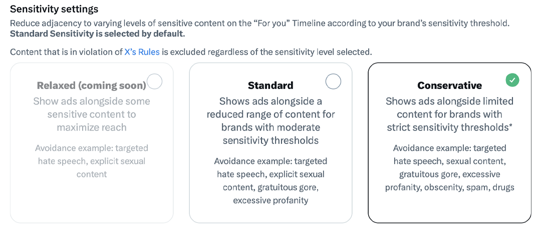Без интима и религиозных срачей: Twitter Ads добавит на платформу возможность корректировать настройки чувствительности контента