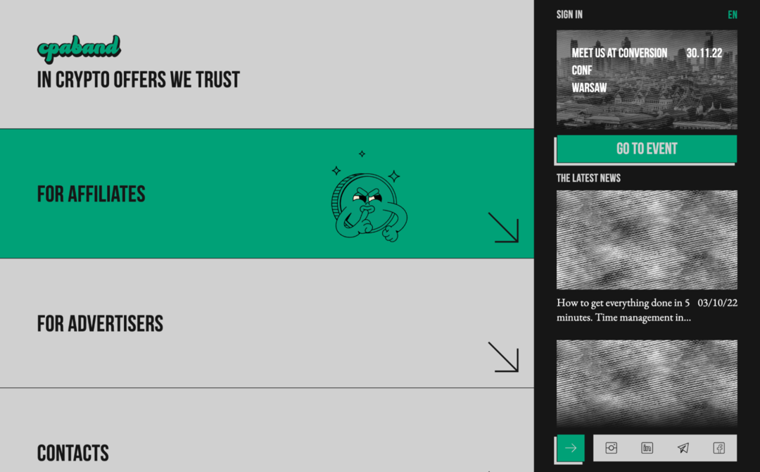 Покоряйте финансовые вертикали вместе с партнерской программой CPABAND
