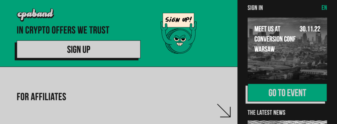 Покоряйте финансовые вертикали вместе с партнерской программой CPABAND