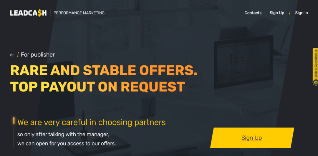 LeadCash: CPA-сеть финансовой вертикали на Азию и Латам