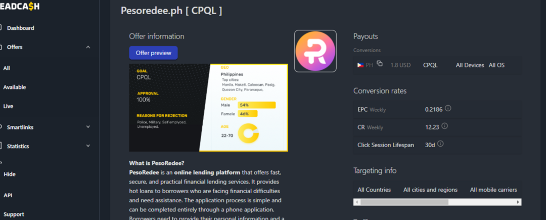 LeadCash: CPA-сеть финансовой вертикали на Азию и Латам