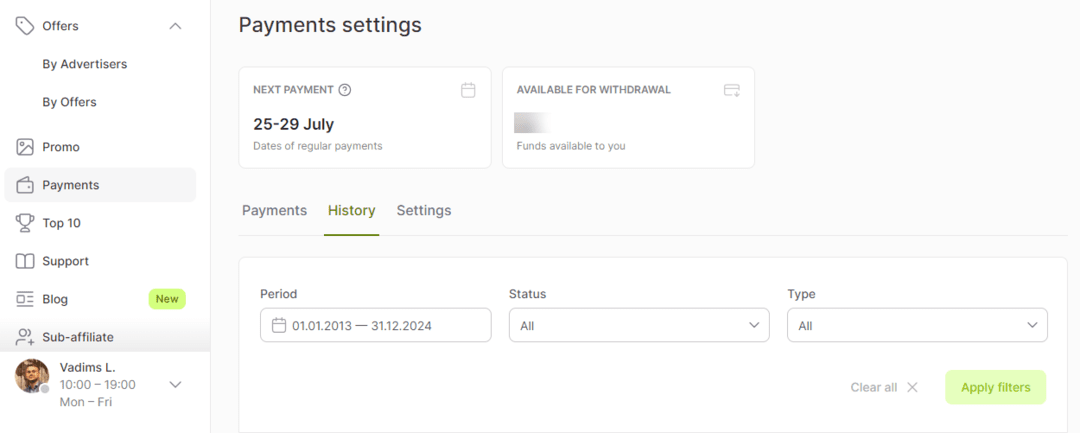 Affstore: только прямые офферы финансовой вертикали