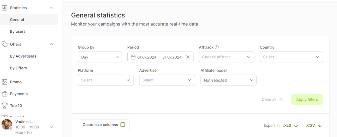 Affstore: только прямые офферы финансовой вертикали