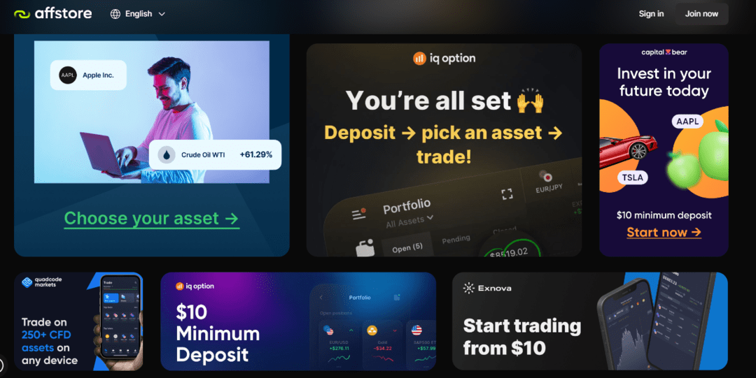Affstore: только прямые офферы финансовой вертикали