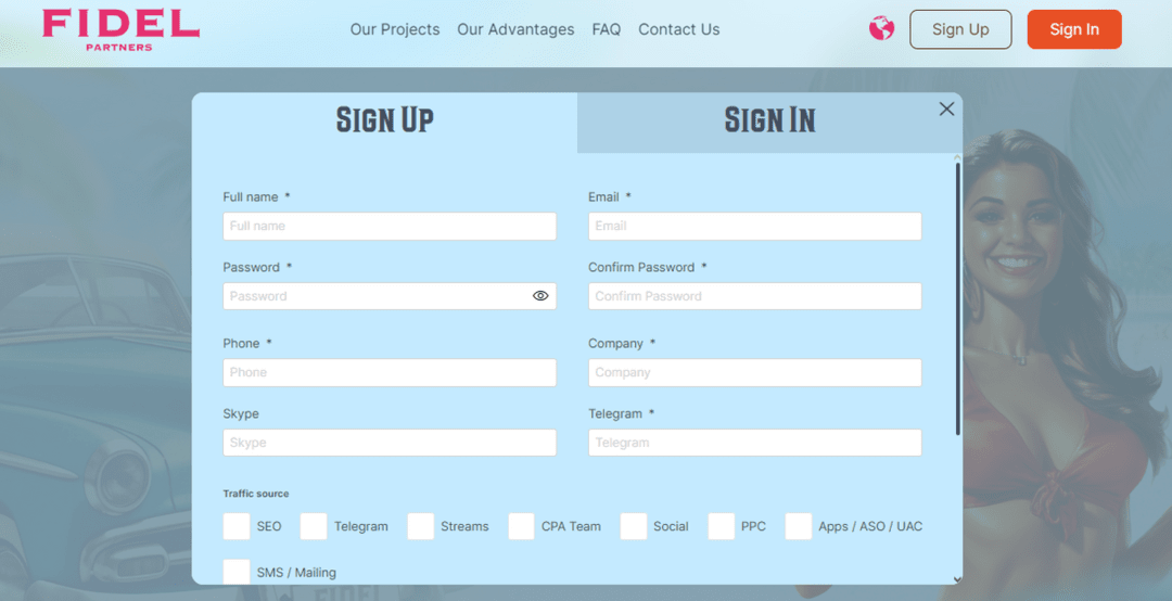 Fidel Partners: максимизируй возможности iGaming партнерства на высококачественных офферах