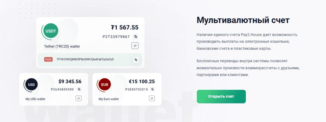 Pay2 House: сервис безопасных платежных решений и виртуальных карт для арбитражников и не только