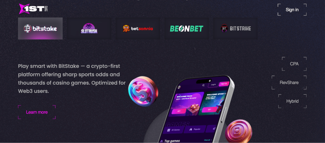 1st Partners Affiliate: прямой рекламодатель с лицензированными офферами на Tier-1