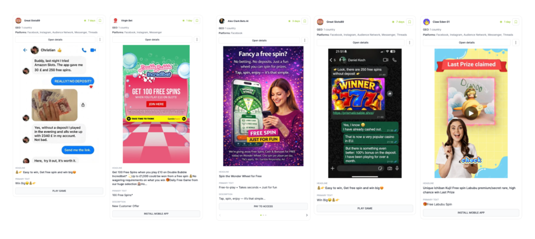 ТОП-3 Гемблинг ГЕО недели в FB: UK, Германия, Австралия