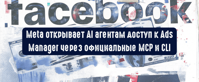 Meta открывает AI агентам доступ к Ads Manager через официальные MCP и CLI
