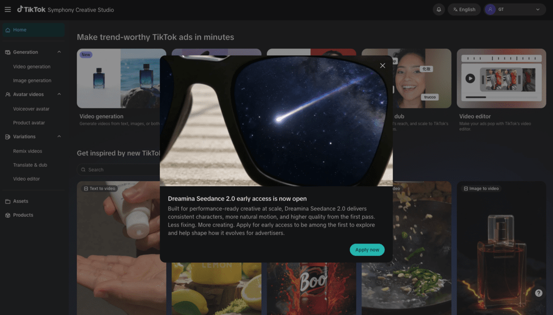 TikTok прокачал Symphony Creative Studio: теперь нейросеть для видео принимает промты, генерит субтитры и дубляж, создает видео аватары и видеокреативы