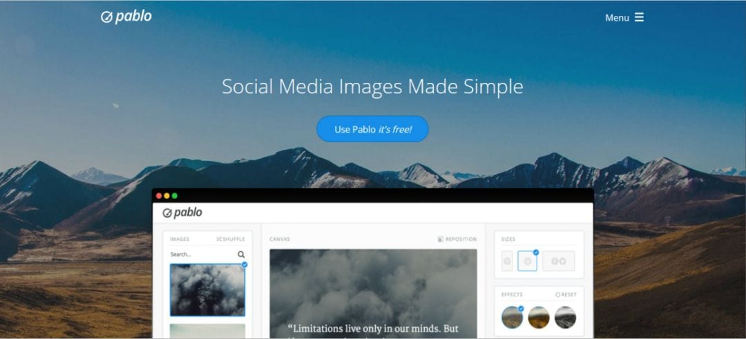 Под прицелом: Pablo - сервис для подготовки изображений к публикации в соцсетях