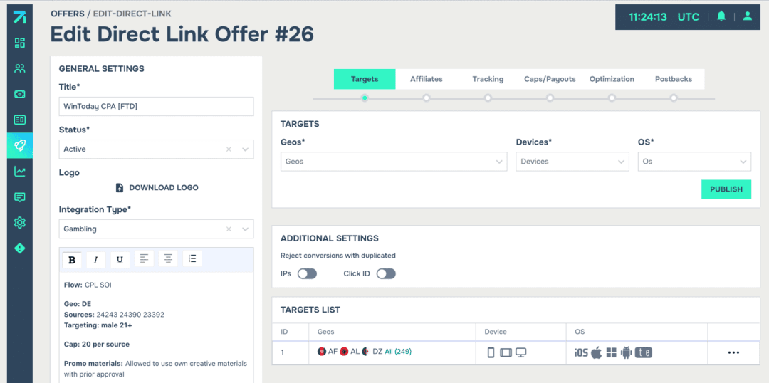 Marksel Tracking Platform and Affiliate Management Software: трекинг платформа для управления партнерскими программами с продвинутым API функционалом и фокусом на iGaming, Dating и Leadgen вертикали