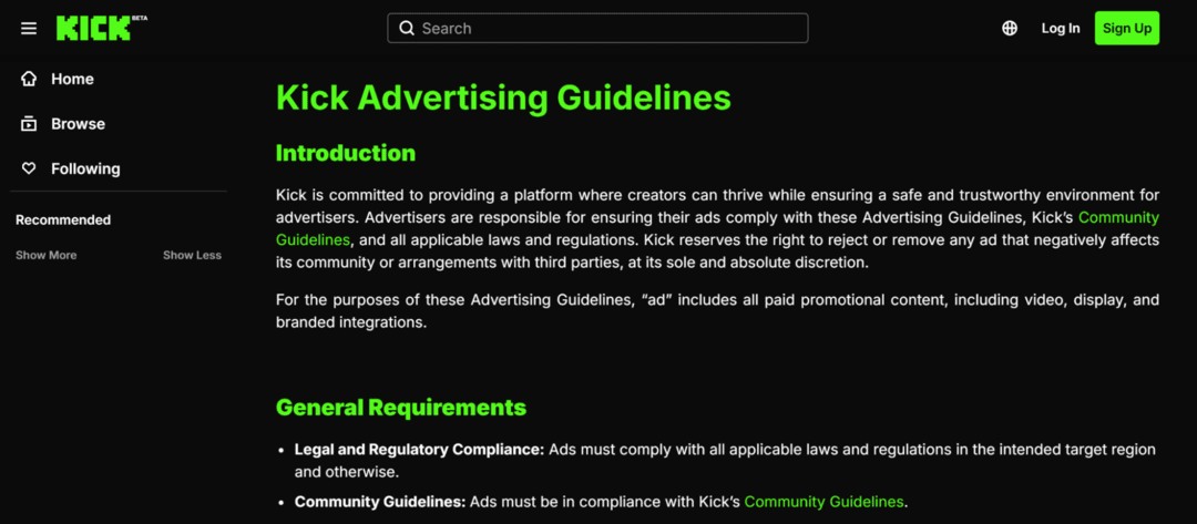 На гемблинг стримах Kick появится платная реклама Kick Ads, заработок с которой платформа забирает себе