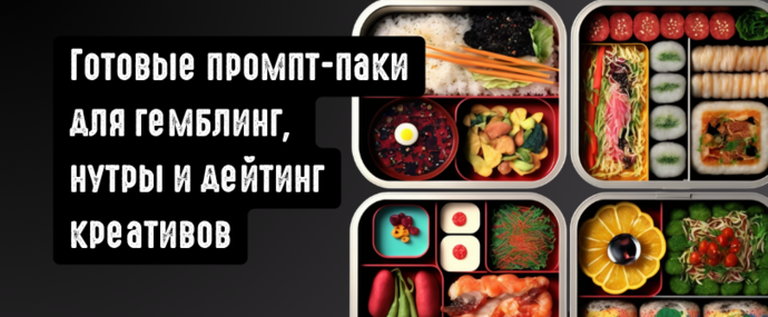 Промпт для креативов арбитраж трафика: готовые промпт-паки для гемблинга, дейтинга и нутры