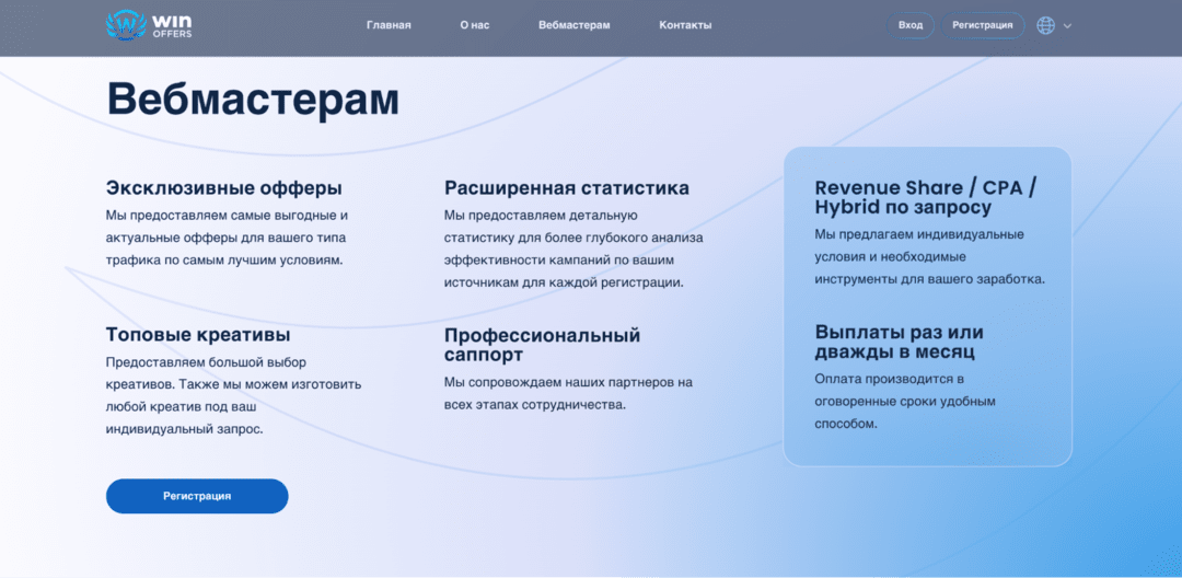 Win-Offers: обзор партнерки с эксклюзивными iGaming офферами по Европе