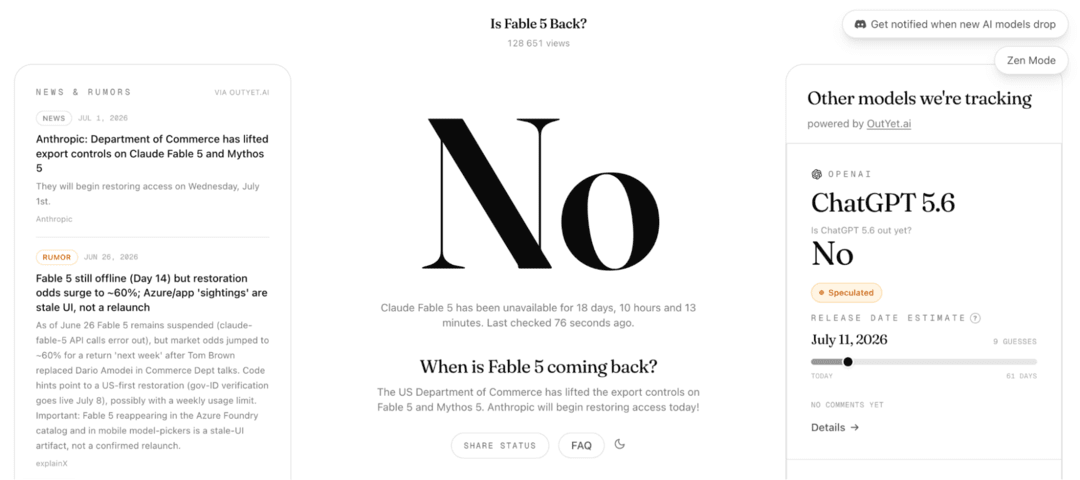 Anthropic возвращает Claude Fable 5