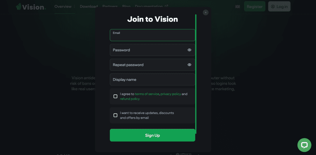 Vision антидетект браузер: реальные fingerprints и полный контроль за мультиаккаунтами