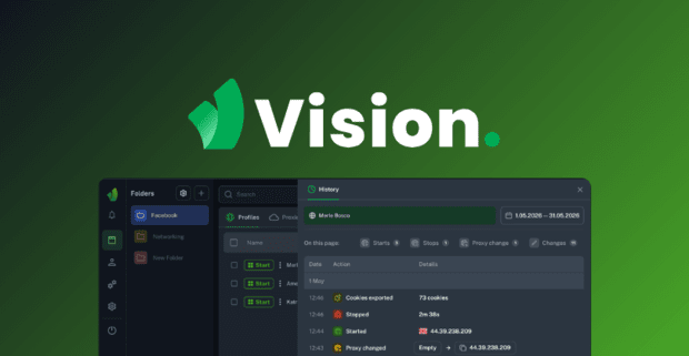 Vision антидетект браузер: реальные fingerprints и полный контроль за мультиаккаунтами