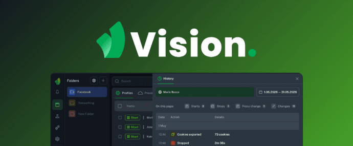 Vision антидетект браузер: реальные fingerprints и полный контроль за мультиаккаунтами