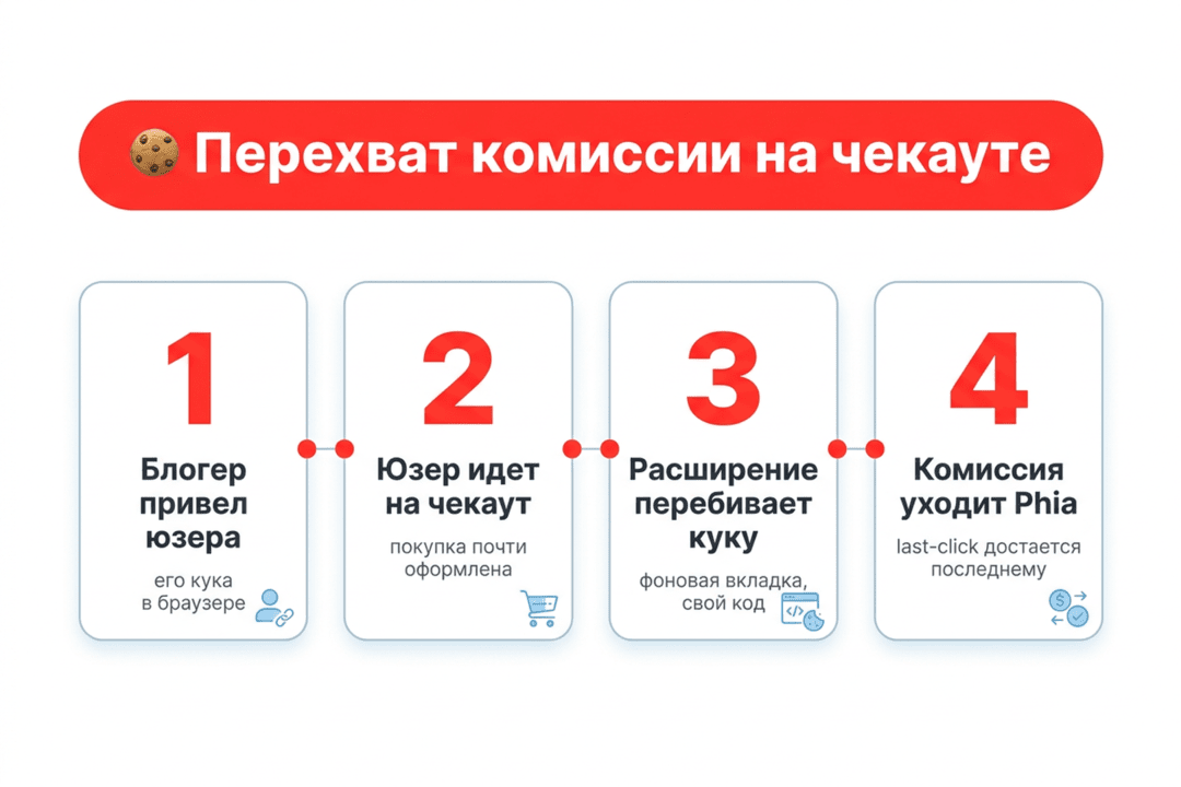 Cookie stuffing в глянце AI: как стартап дочери Билла Гейтса поймали на самом старом фроде партнерок