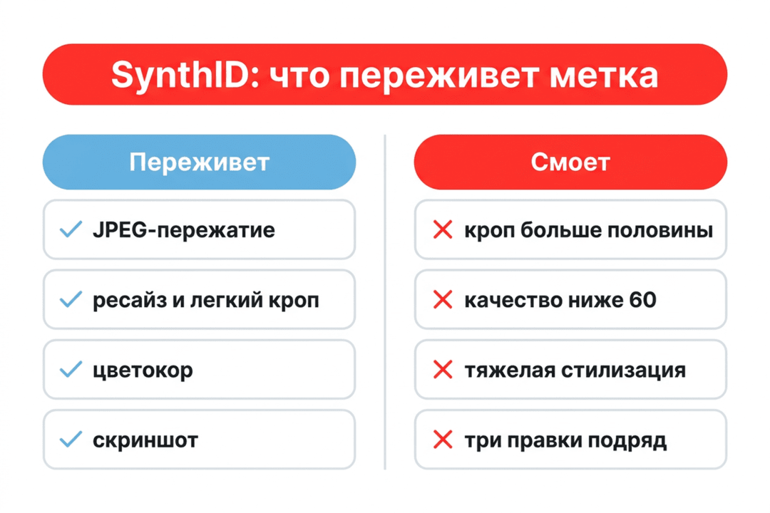 Клеймо на пикселе: Google начал читать твои нейрокрео по вотермарке SynthID