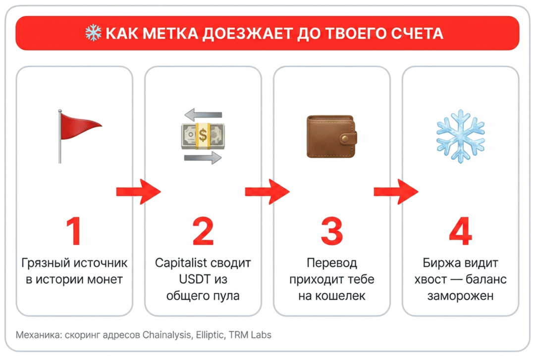 Пришел перевод - заморозили баланс: как санкционная метка на Capitalist топит твой Bybit