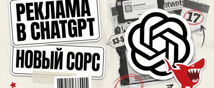 Реклама в ChatGPT стала закупаемым источником трафика: 2 маршрута закупки, CPC от 3 USD и дедлайн 17 августа