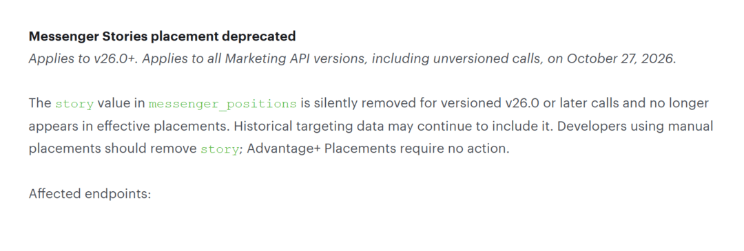 Meta тихо убрала ручные плейсменты из Ads Manager: Audience Network больше не выключить