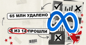 Два лица модерации Facebook Ads: Meta снесла 65 млн скам-объявлений и пропустила 8 из 14 в подконтрольном тесте