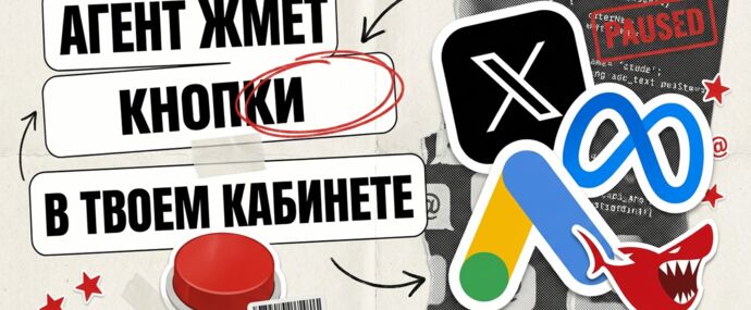 AI-агентам выдали ключи от рекламных кабинетов: у X 10 инструментов на запись, у Meta 36, у Google Ads по-прежнему read-only