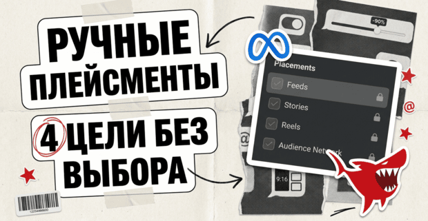 Meta официально забрала ручные плейсменты у 4 целей: чем теперь рулить байеру
