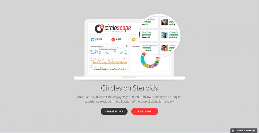 Под прицелом: Circloscope.com - сервис для поиска аудитории и массфолловинга в Гугл Плюс